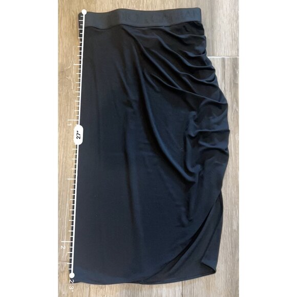 Dolce & Gabbana Drape Detailed Asymmetrical Jersey Skirt Size 42/ US 6/ S - Picture 10 of 12